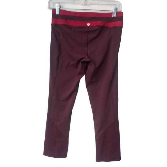 LULULEMON leggings cropped pants 6 like new - Picture 2 of 5